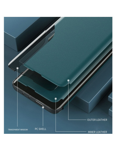 Cover Galaxy Note 20 Ultra Pelle Rosso Nero | Melacompro