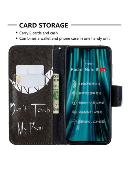 Cover Redmi Note 8 Pro Pelle Portafoglio | Melacompro