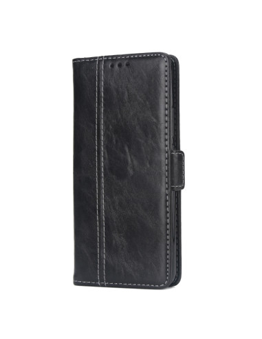 Cover Redmi Note 8 Pro Pelle Portafoglio Nero | Melacompro