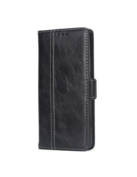 Cover Redmi Note 8 Pro Pelle Portafoglio Nero | Melacompro