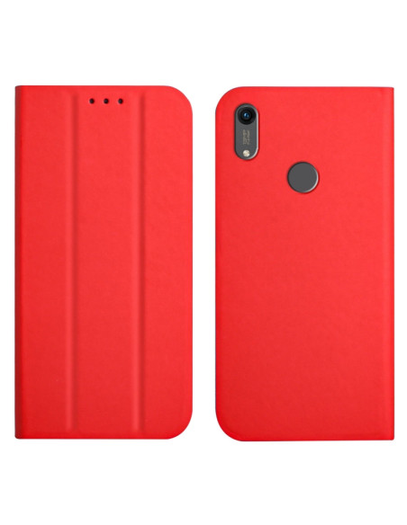 Cover Huawei Y6 2019 Pelle Menta Rosso | Melacompro