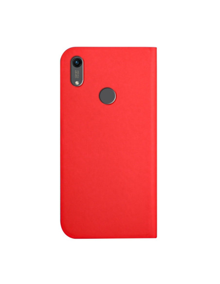Cover Huawei Y6 2019 Pelle Menta Rosso | Melacompro