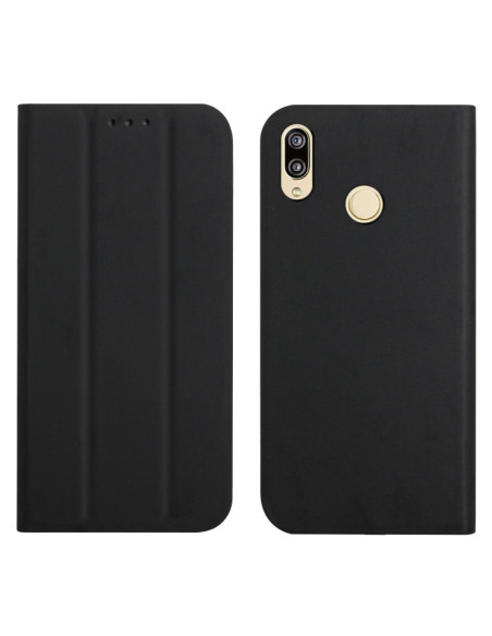 Cover Huawei P Smart 2019 Pelle PU Menta Nero | Melacompro