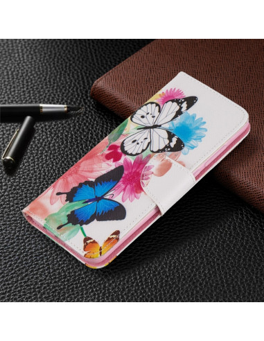 Cover Redmi Note 8 Pro Pelle Farfalle | Melacompro