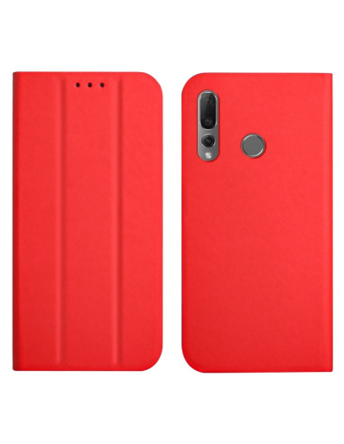 Cover Huawei P Smart Z Pelle Nero Rosso | Melacompro