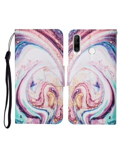 Cover Huawei P30 Lite Pelle Flip con Portafoglio