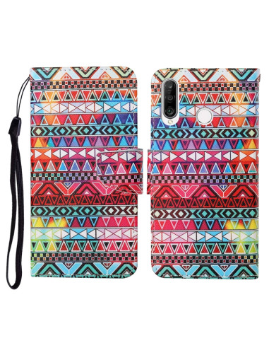Cover Huawei P30 Lite Pelle Flip Portafoglio | Melacompro