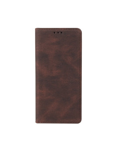 Cover Galaxy A02s Pelle Flip Marrone | Melacompro 2