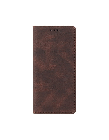 Cover Galaxy A02s Pelle Flip Marrone | Melacompro