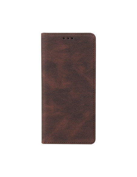Cover Galaxy A02s Pelle Flip Marrone | Melacompro
