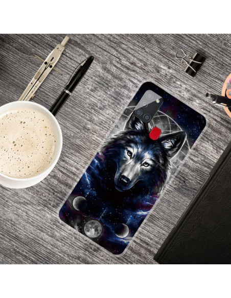 Cover Galaxy A21S TPU Antiurto Lupo Trasparente | Melacompro