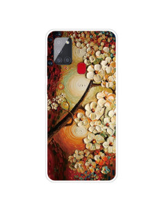 Cover Galaxy A21S TPU Antiurto Magnolia Trasparente