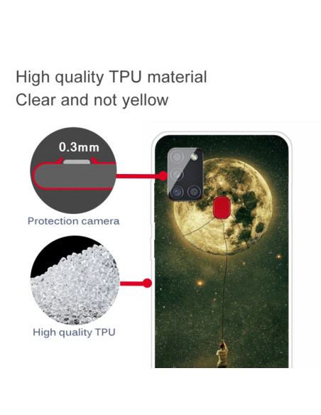 Cover Galaxy A21s TPU Trasparente | Melacompro