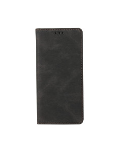 Cover Galaxy A02s Pelle Flip Marrone Nero | Melacompro 2