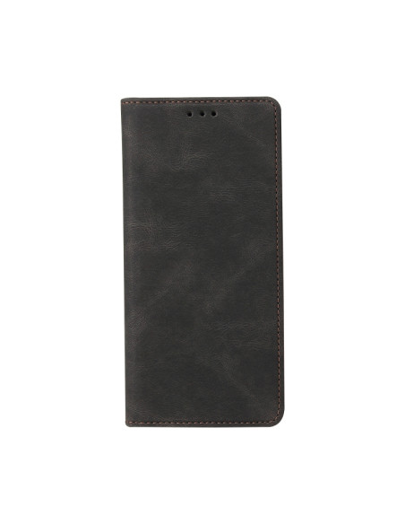 Cover Galaxy A02s Pelle Flip Marrone Nero | Melacompro