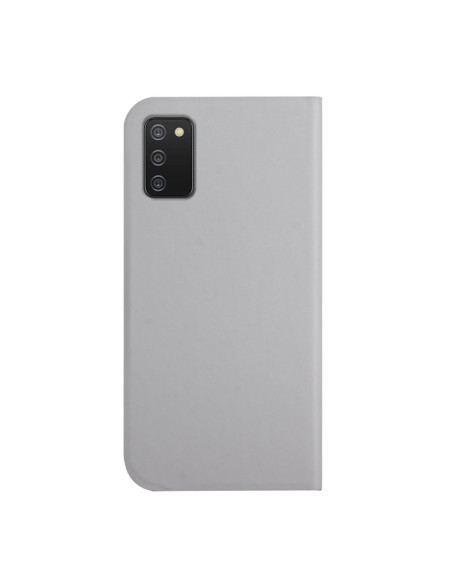 Cover Galaxy A02s Pelle Magnetica Grigia Grigio | Melacompro