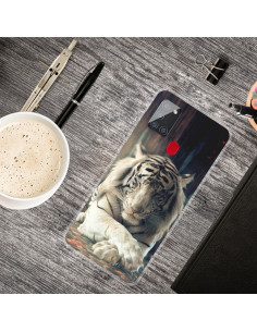 Cover Galaxy A21S TPU Antiurto Tigre Trasparente | Melacompro 2
