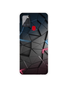 Cover Galaxy A21S TPU Antiurto Cielo Stellato Trasparente