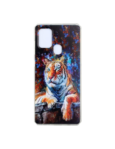 Cover Galaxy A21s TPU Tigre | Melacompro