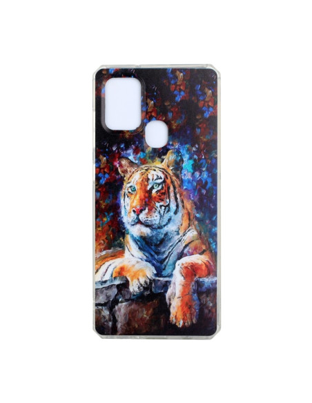Cover Galaxy A21s TPU Tigre | Melacompro
