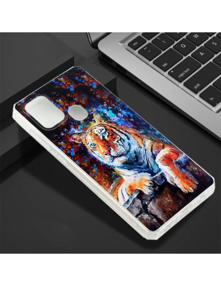 Cover Galaxy A21s TPU Tigre | Melacompro