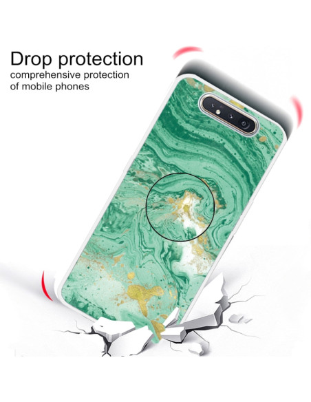 Cover Galaxy A80 TPU Marmo Verde Scuro Dark Verde | Melacompro