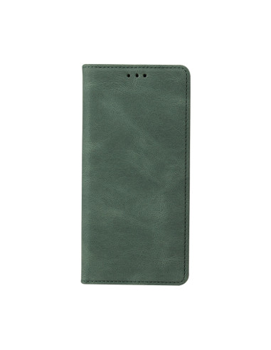 Cover Galaxy A02s Pelle Flip Marrone Verde | Melacompro