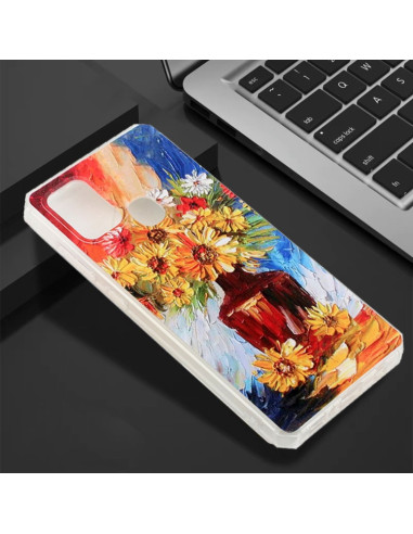 Cover Galaxy A21s TPU Pittura Vaso | Melacompro