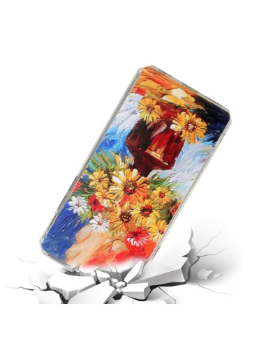 Cover Galaxy A21s TPU Pittura Vaso | Melacompro