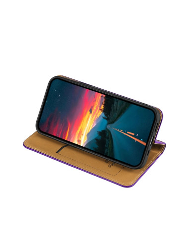 Cover Galaxy A20s Flip Viola con Porta Carte | Melacompro