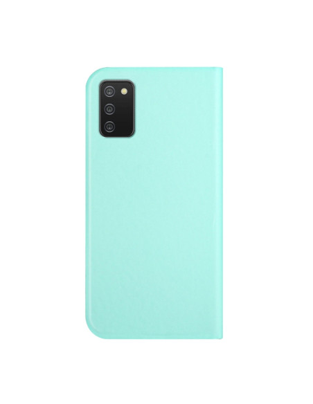 Cover Galaxy A02s Pelle Magnetica Grigia Menta Verde | Melacompro