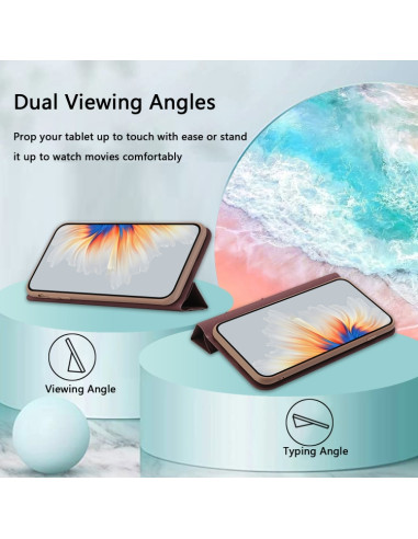 Cover Galaxy A02s Pelle Magnetica Grigia Marrone | Melacompro