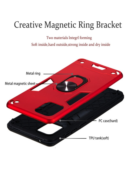 Cover Galaxy Note 10 Lite PC TPU Verde Rosso | Melacompro