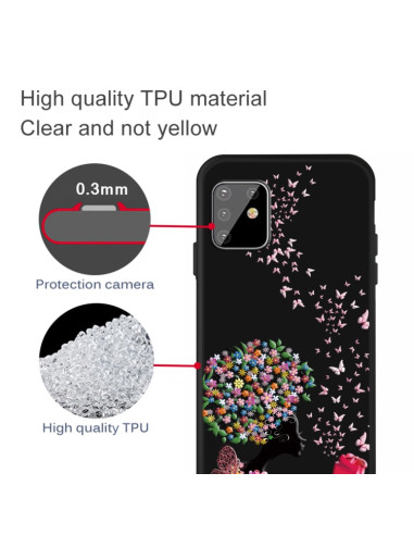 Cover Galaxy A81 TPU Ragazza Corolla | Melacompro