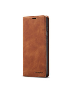 Cover Galaxy A81 Note 10 Lite Pelle Marrone | Melacompro 2