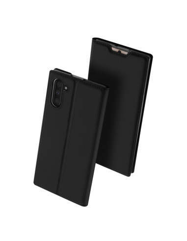 Cover Galaxy Note 10 Portafoglio PU Nero | Melacompro