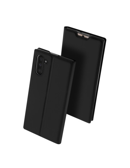 Cover Galaxy Note 10 Portafoglio PU Nero | Melacompro