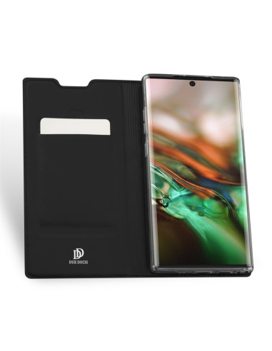 Cover Galaxy Note 10 Portafoglio PU Nero | Melacompro