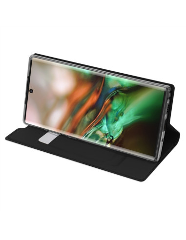 Cover Galaxy Note 10 Portafoglio PU Nero | Melacompro
