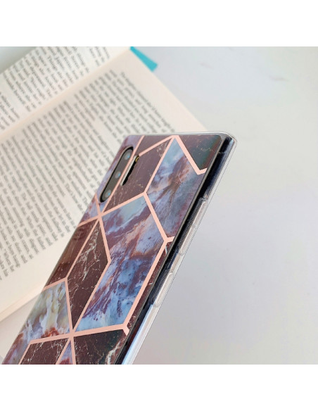 Cover Galaxy Note 10 Pro TPU Mosaico Nero pj6 | Melacompro