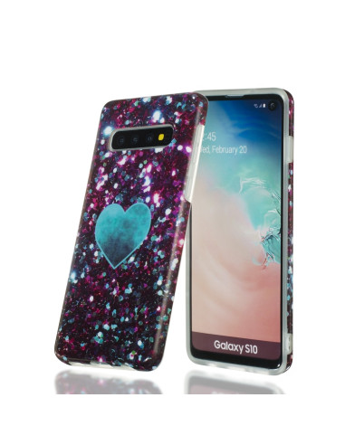 Cover Galaxy S10 TPU Cuore Verde | Melacompro