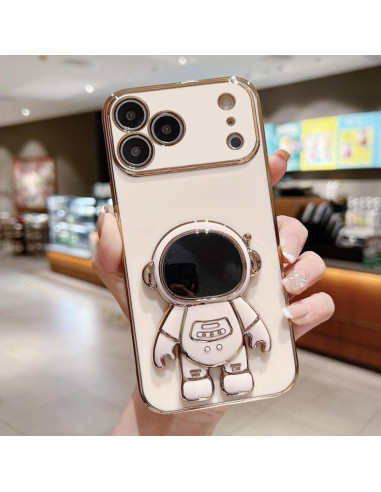 Cover iPhone 17 Pro Max Astronauta Rosa | Melacompro