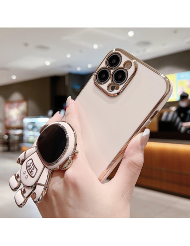 Cover iPhone 17 Pro Max Astronauta Rosa | Melacompro