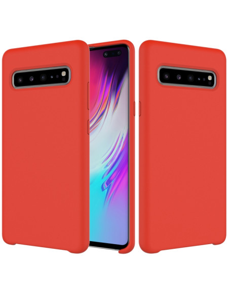 Cover Galaxy S10 5G Silicone Nero Rosso | Melacompro