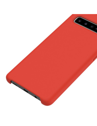 Cover Galaxy S10 5G Silicone Nero Rosso | Melacompro