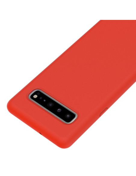 Cover Galaxy S10 5G Silicone Nero Rosso | Melacompro