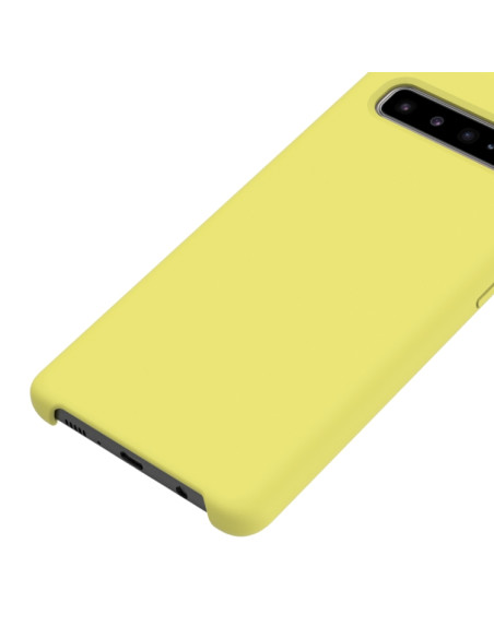 Cover Galaxy S10 5G Silicone Nero Giallo | Melacompro