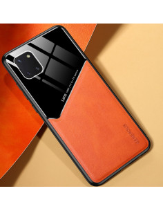 Cover Galaxy Note 10 Lite Pelle Protezione Completa Giallo