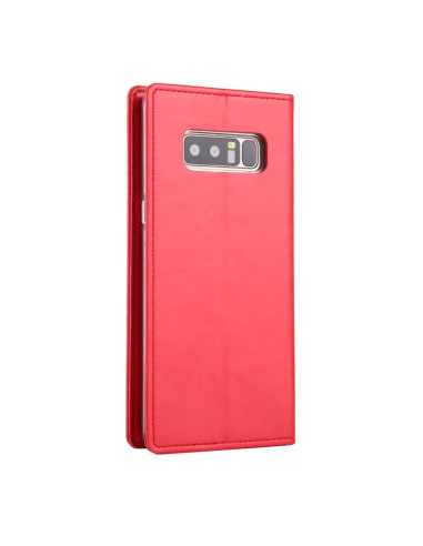 Cover Galaxy Note 8 Pelle Portafoglio Rosso | Melacompro