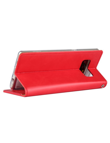 Cover Galaxy Note 8 Pelle Portafoglio Rosso | Melacompro